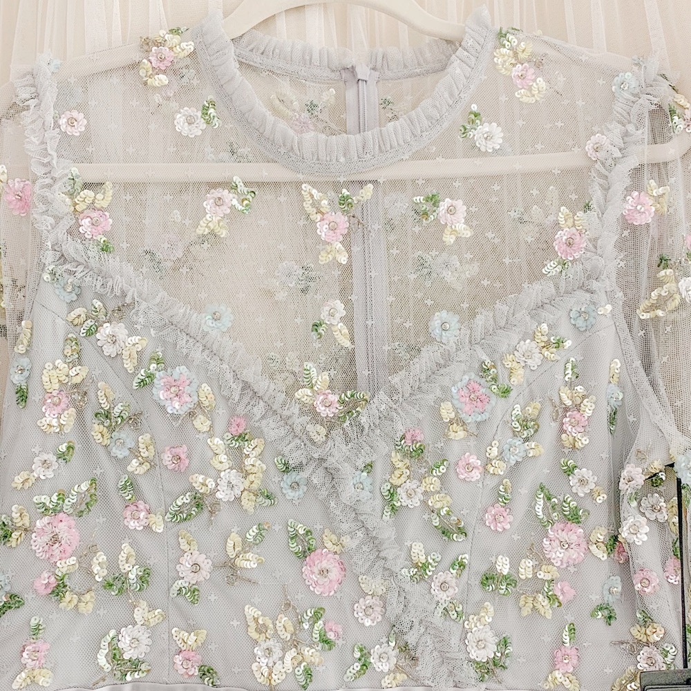 ♡ 𝖭𝖾𝖾𝖽𝗅𝖾 & 𝖳𝗁𝗋𝖾𝖺𝖽 ♡ 𝖤𝗆𝖻𝗋𝗈𝗂𝖽𝖾𝗋𝖾𝖽 𝖣𝗂𝗍𝗌𝗒 𝖣𝗋𝖾𝗌𝗌 - Picture 3 of 7
